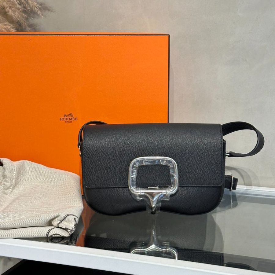 HERMES Della Elan - Noir 89 黑銀 W-7
