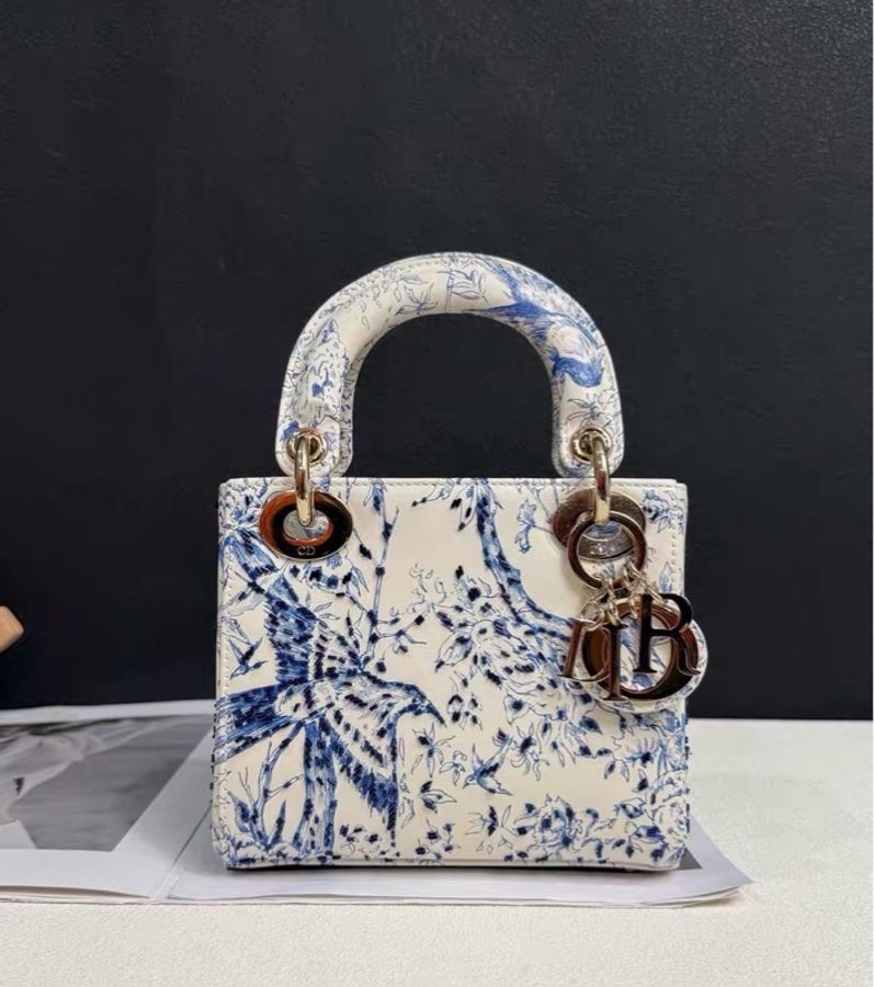【威選精品】🕊️ DIOR Lady Dior 三格｜鳥語花香系列｜限定彩珠刺繡款-0