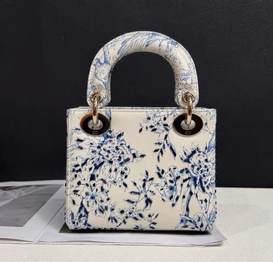 【威選精品】🕊️ DIOR Lady Dior 三格｜鳥語花香系列｜限定彩珠刺繡款-7