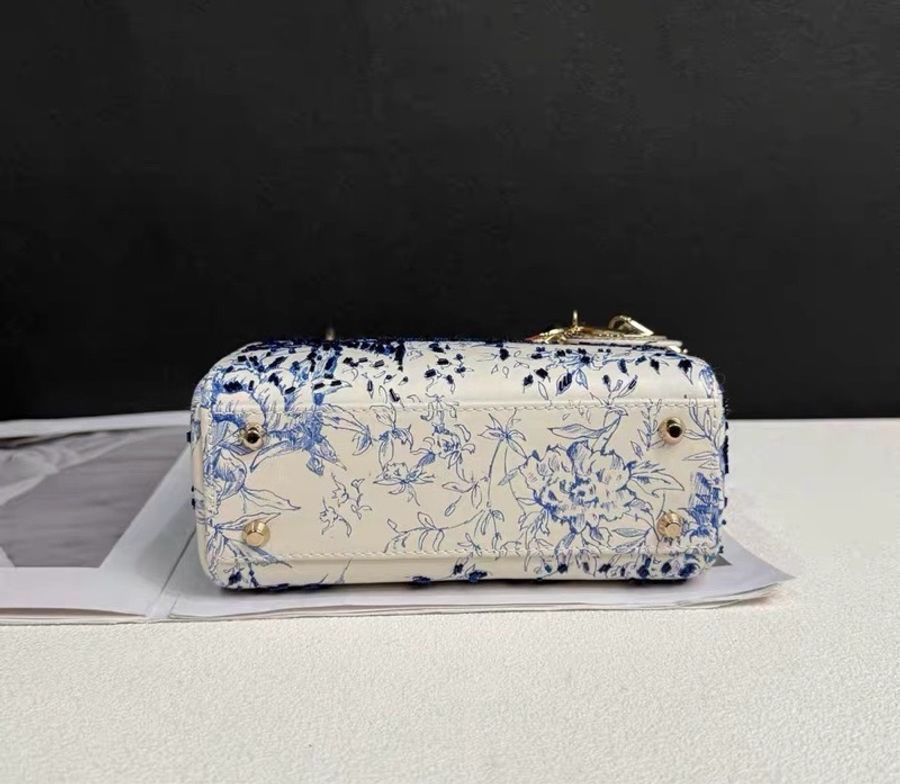【威選精品】🕊️ DIOR Lady Dior 三格｜鳥語花香系列｜限定彩珠刺繡款-9