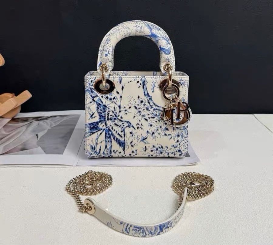 【威選精品】🕊️ DIOR Lady Dior 三格｜鳥語花香系列｜限定彩珠刺繡款-12