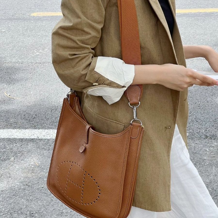 HERMES Evelyne 29 - Gold 金棕銀 W-1