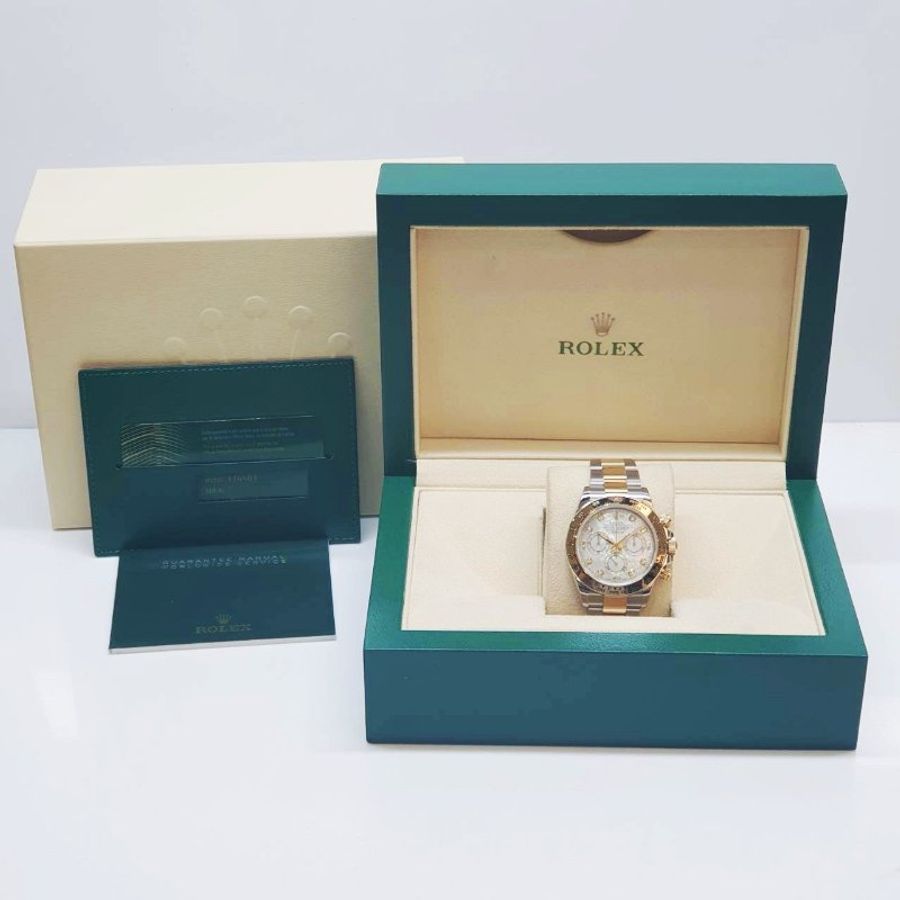 【大眾名錶】ROLEX勞力士 116503 Daytona 迪通拿 2020/10綠卡 白色貝殼8鑽 大眾名錶B1436-9