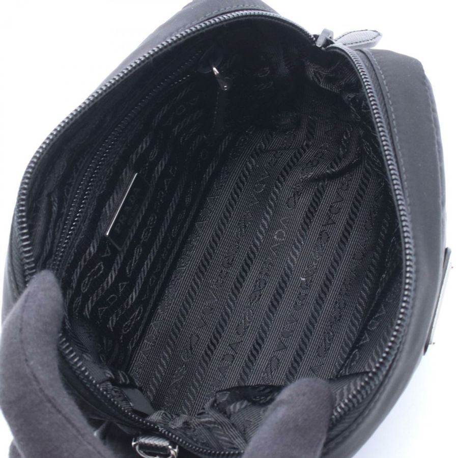 PRADA Re-Nylon 小號手拿包 1NS021R067F0002 尼龍皮革 黑色 全新 女士-2