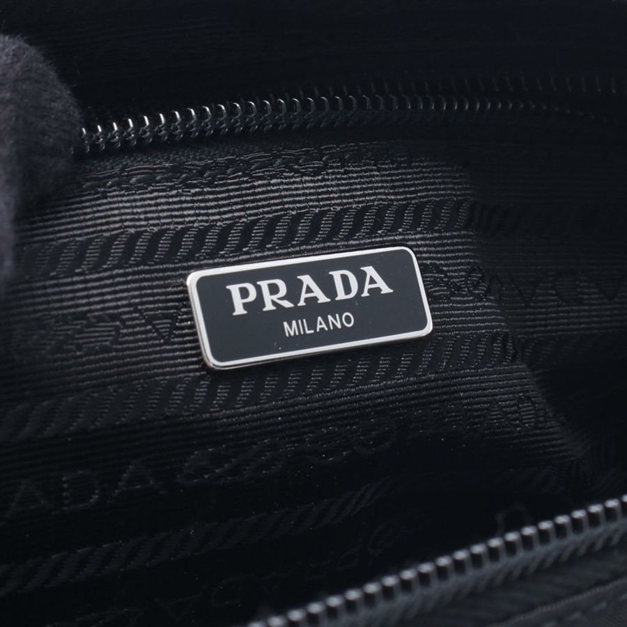PRADA Re-Nylon 小號手拿包 1NS021R067F0002 尼龍皮革 黑色 全新 女士-3