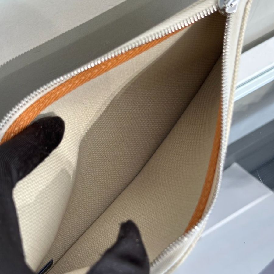 HERMES Herbag Zip 31 - Gold 米白/金棕銀 B-10