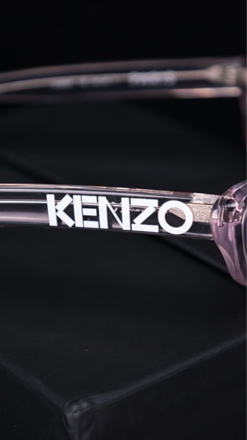Kenzo粉紫色亚克力眼镜-14