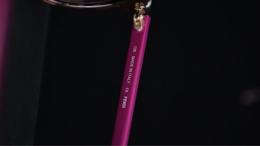 Fendi 紫色窄镜腿墨镜-6