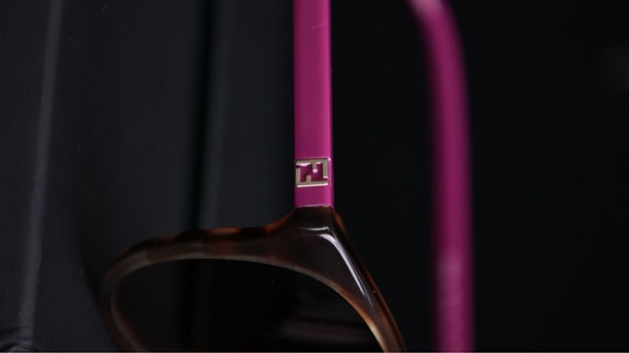 Fendi 紫色窄镜腿墨镜-7