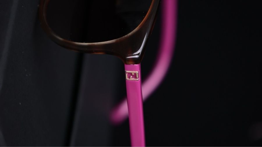 Fendi 紫色窄镜腿墨镜-10