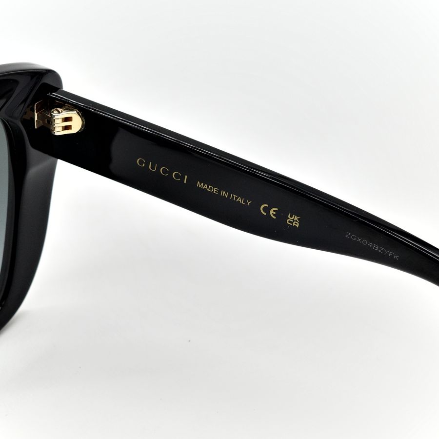 Gucci 黑色 大墨鏡-12