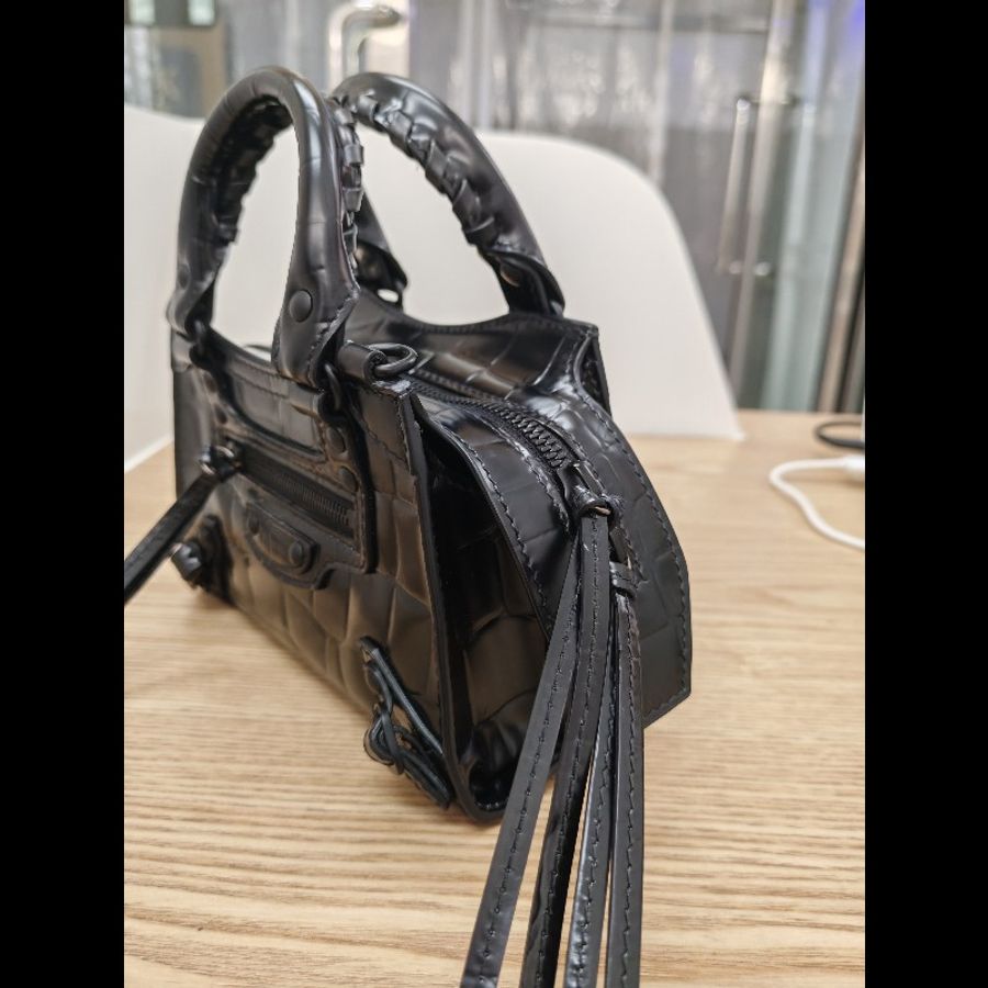 Balenciaga mini cagloe city black-2
