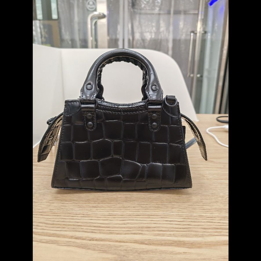 Balenciaga mini cagloe city black-4