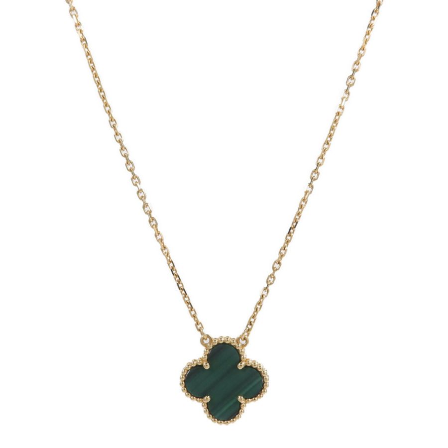 Van Cleef & Arpels 18K黃金Vintage Alhambra Pendant項鍊-1