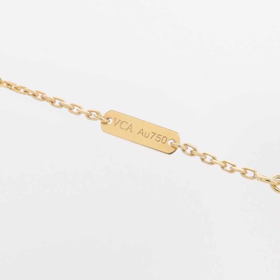 Van Cleef & Arpels 18K黃金Vintage Alhambra Pendant項鍊-6