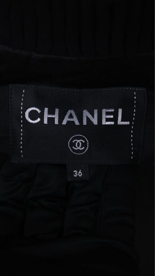 Chanel 22A高级手工坊秀款黑色黑色羊毛彩色钉珠两口-18