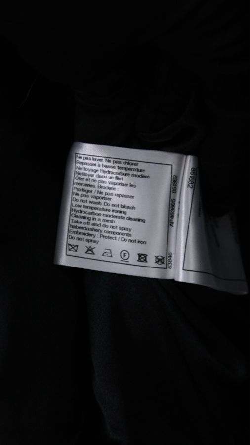 Chanel 22A高级手工坊秀款黑色黑色羊毛彩色钉珠两口-23