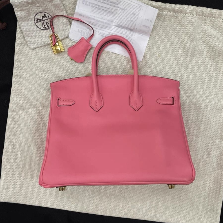 Hermes爱马仕8W新唇膏粉swift皮金扣birkin25-1