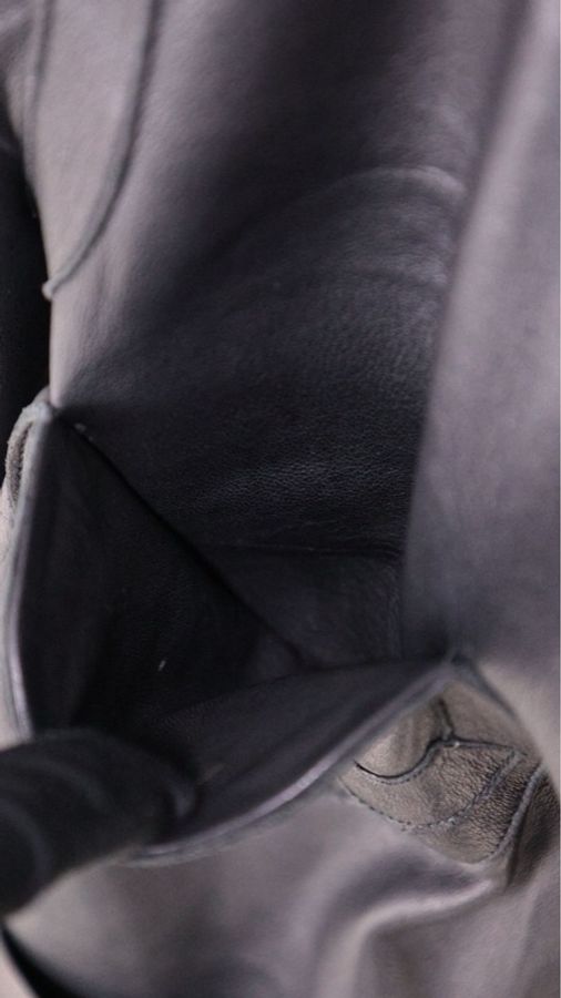 Chanel 09年迈阿密系列黑色小羊皮爱心皮衣-46