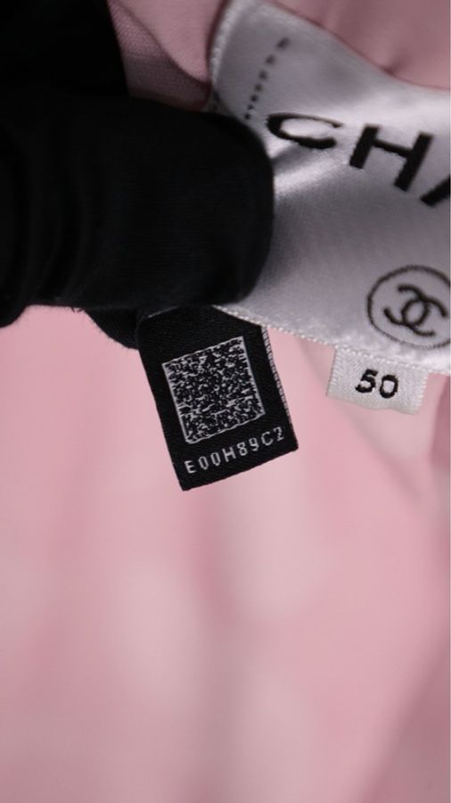 Chanel 22C秀款周迅同款粉色粗花呢黑色滚边四口袋上衣外套-20