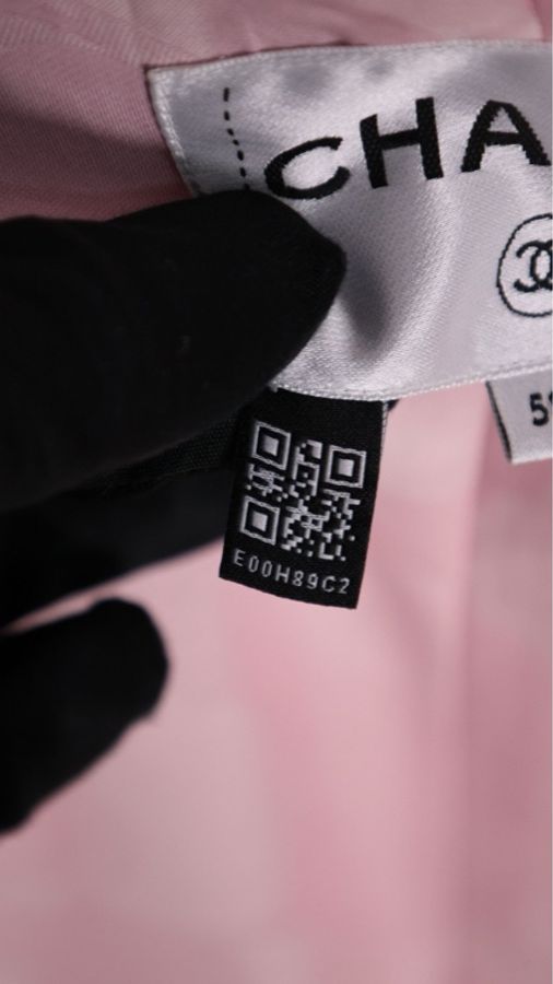 Chanel 22C秀款周迅同款粉色粗花呢黑色滚边四口袋上衣外套-22