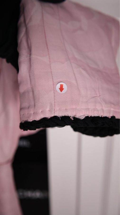 Chanel 22C秀款周迅同款粉色粗花呢黑色滚边四口袋上衣外套-56