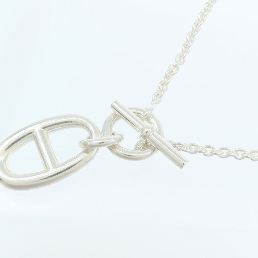 HERMES 925純銀Chaine D'Ancre Necklace項鍊-4