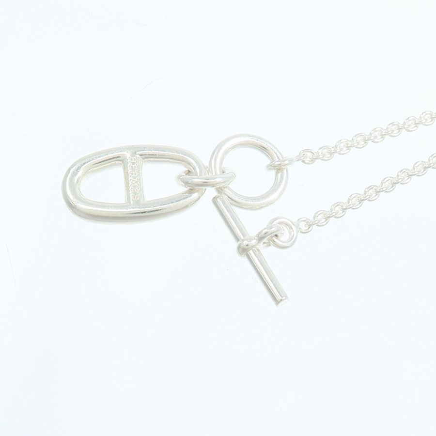 HERMES 925純銀Chaine D'Ancre Necklace項鍊-5