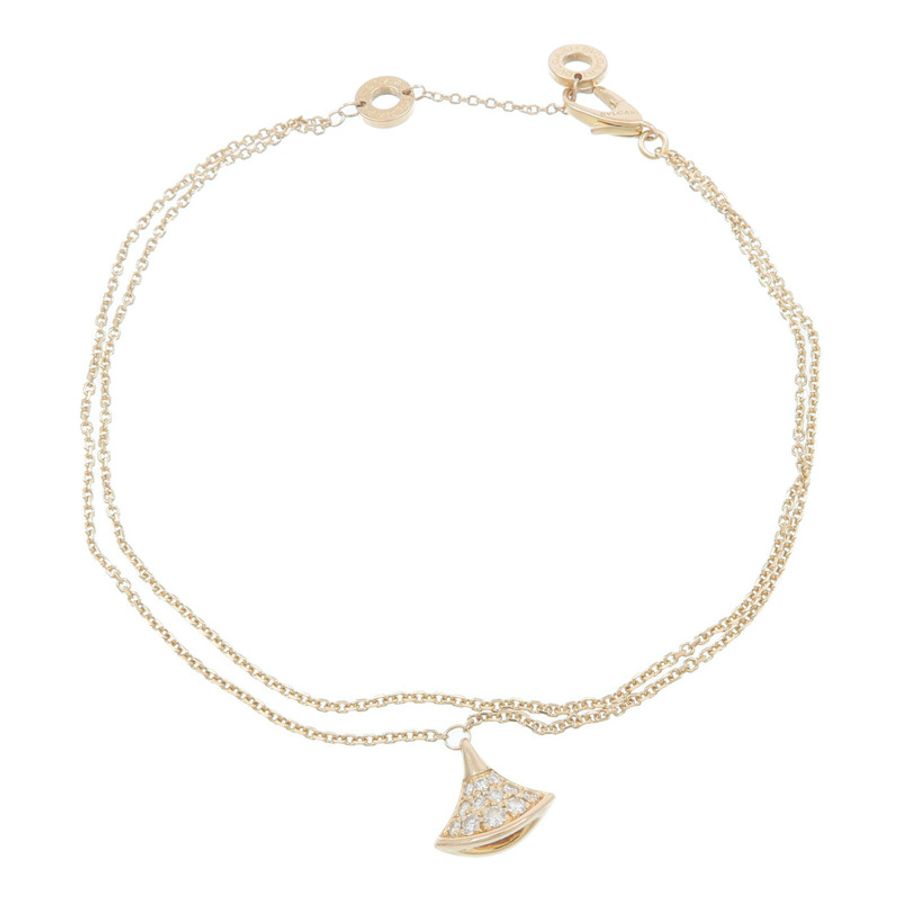 BVLGARI 18K玫瑰金Divas Dream Bracelet鑽石手鏈-3