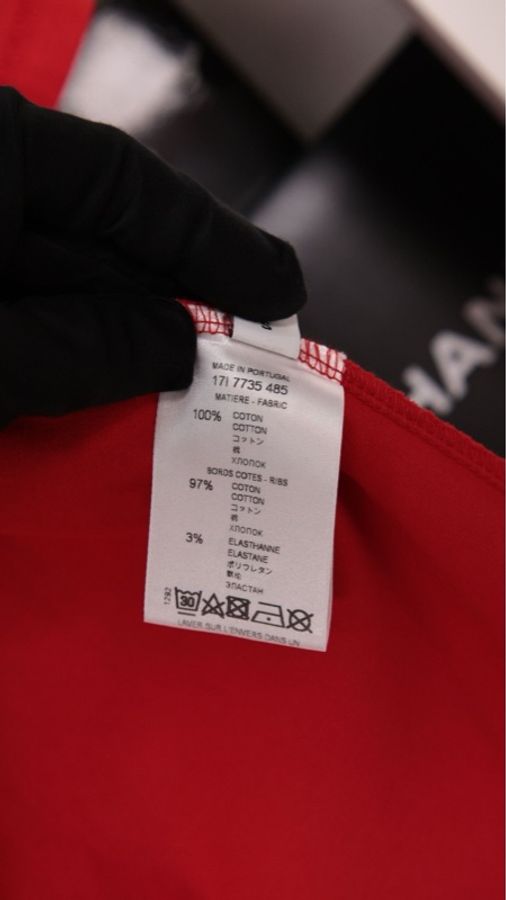 Givenchy 爆炸头圣母系列红色短袖上衣-16