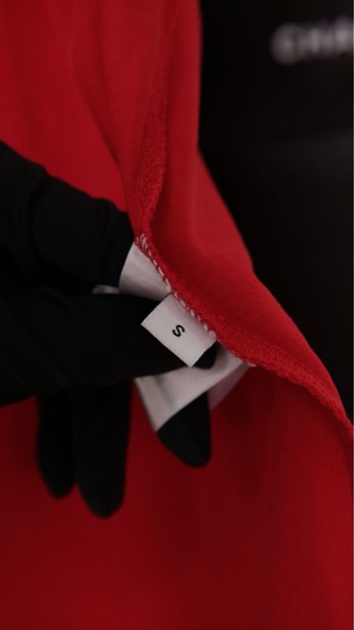 Givenchy 爆炸头圣母系列红色短袖上衣-19