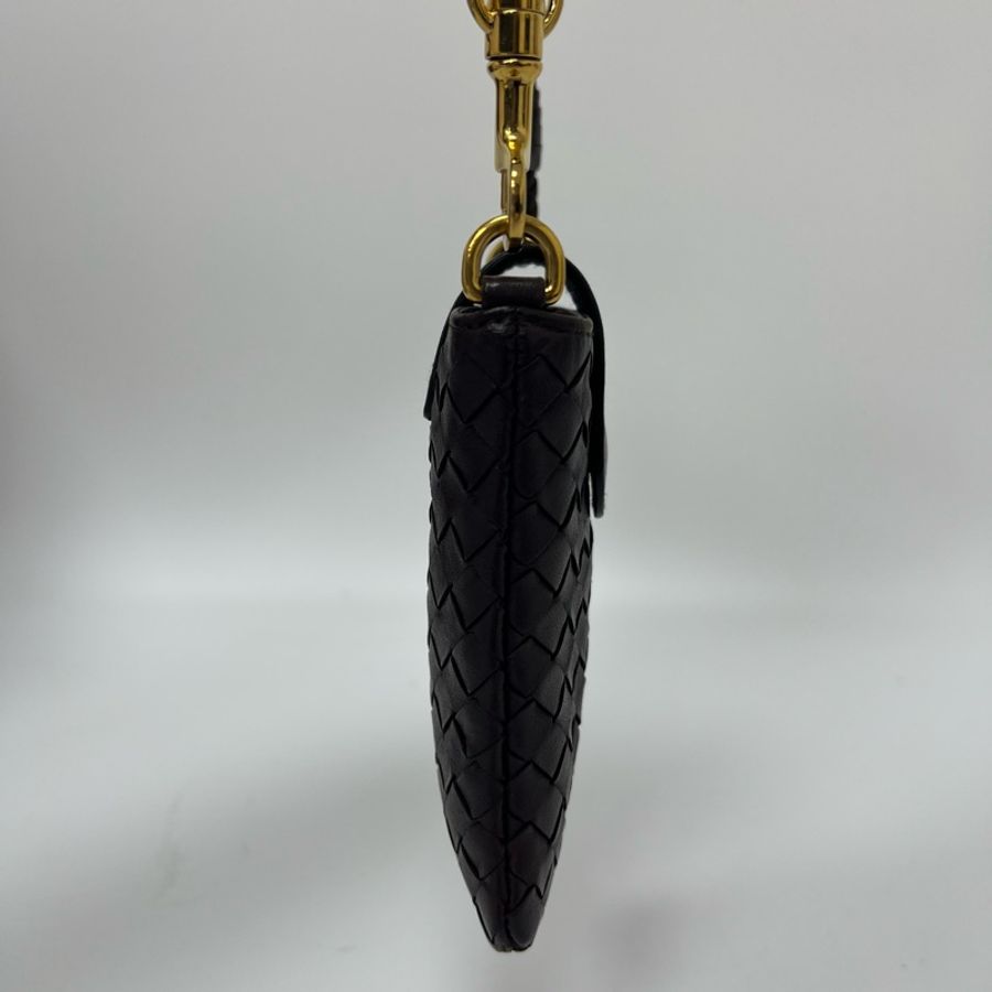 【赫蒂國際精品】BOTTEGA VENETA 編織小羊皮手機包 vintage 中古二手-4