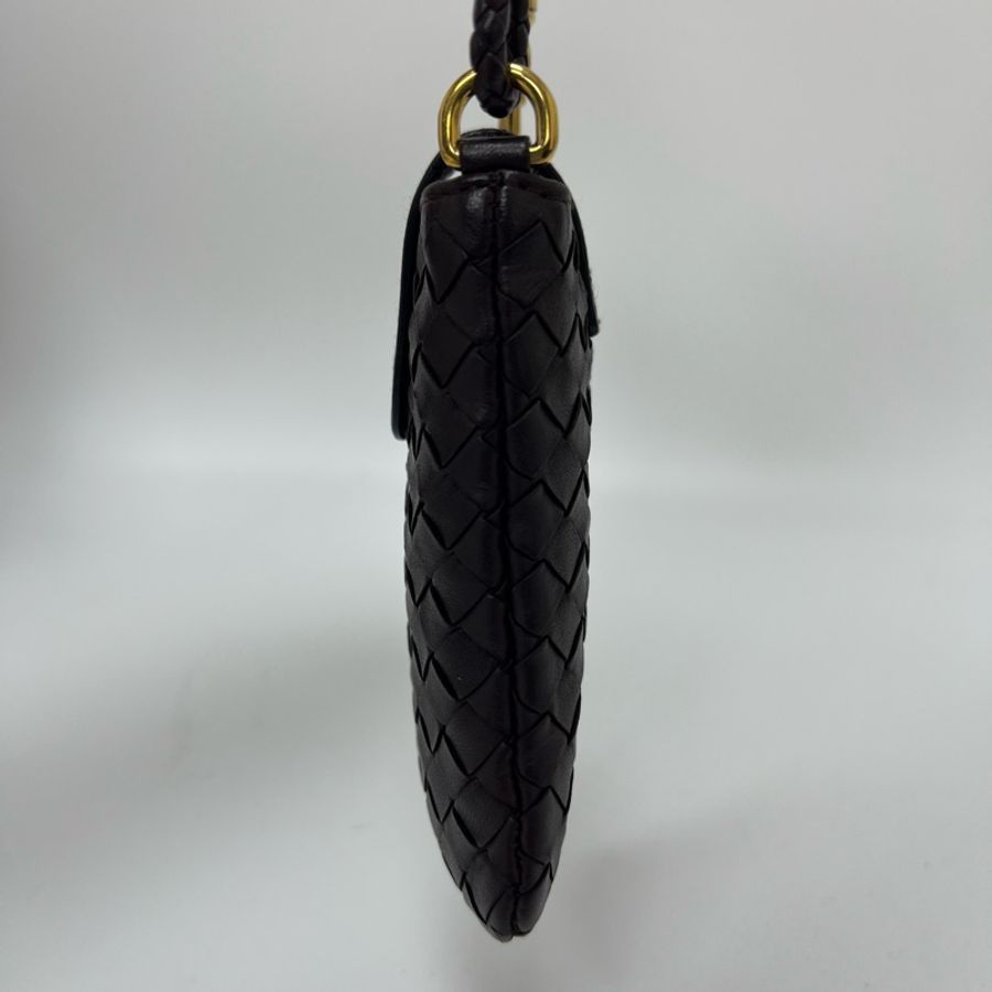 【赫蒂國際精品】BOTTEGA VENETA 編織小羊皮手機包 vintage 中古二手-5