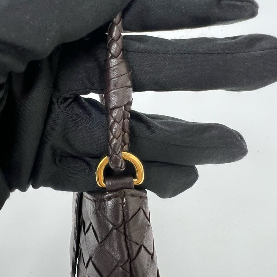 【赫蒂國際精品】BOTTEGA VENETA 編織小羊皮手機包 vintage 中古二手-9