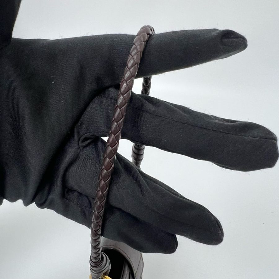 【赫蒂國際精品】BOTTEGA VENETA 編織小羊皮手機包 vintage 中古二手-10