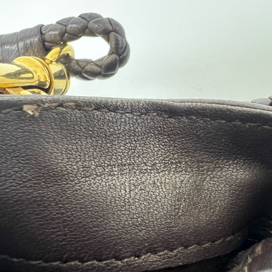【赫蒂國際精品】BOTTEGA VENETA 編織小羊皮手機包 vintage 中古二手-17