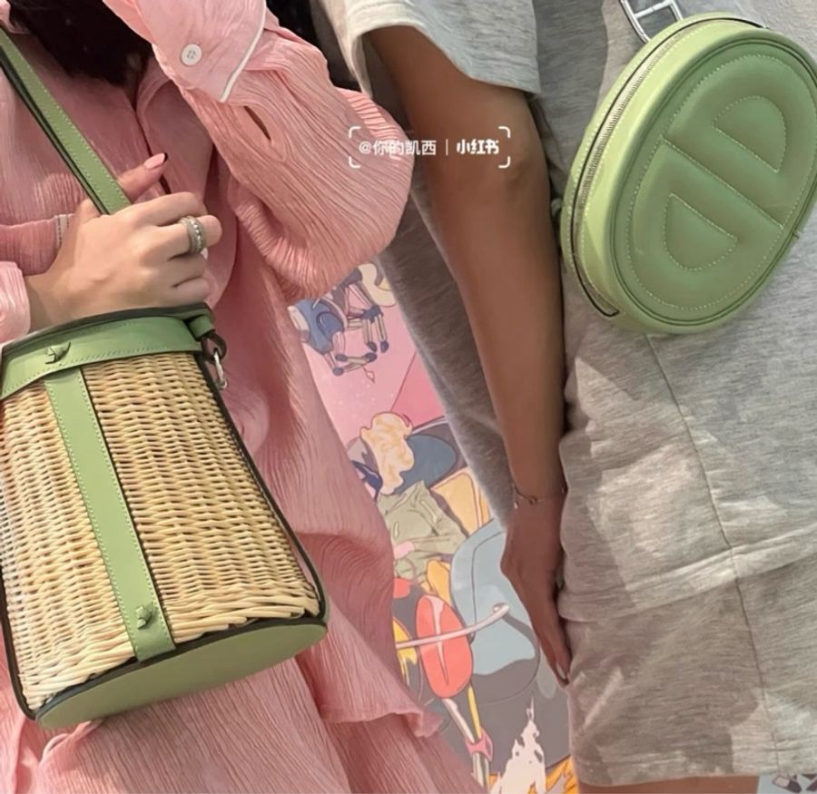 Hermes Farming Picnic 牛油果绿 野餐水桶包 Y刻 配件尘袋-7