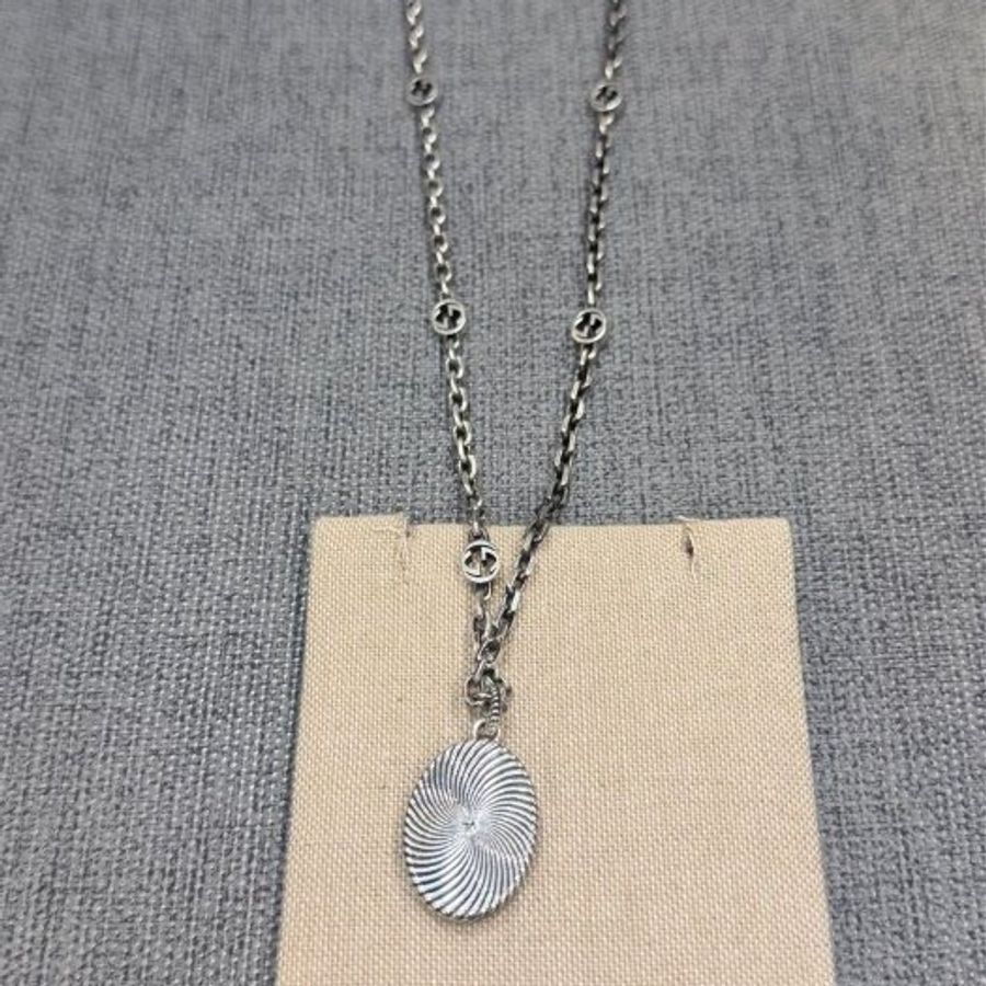 💎Han's house精品服飾💎GUCCI 項鍊 純銀 義大利製 現貨 原價21600-7