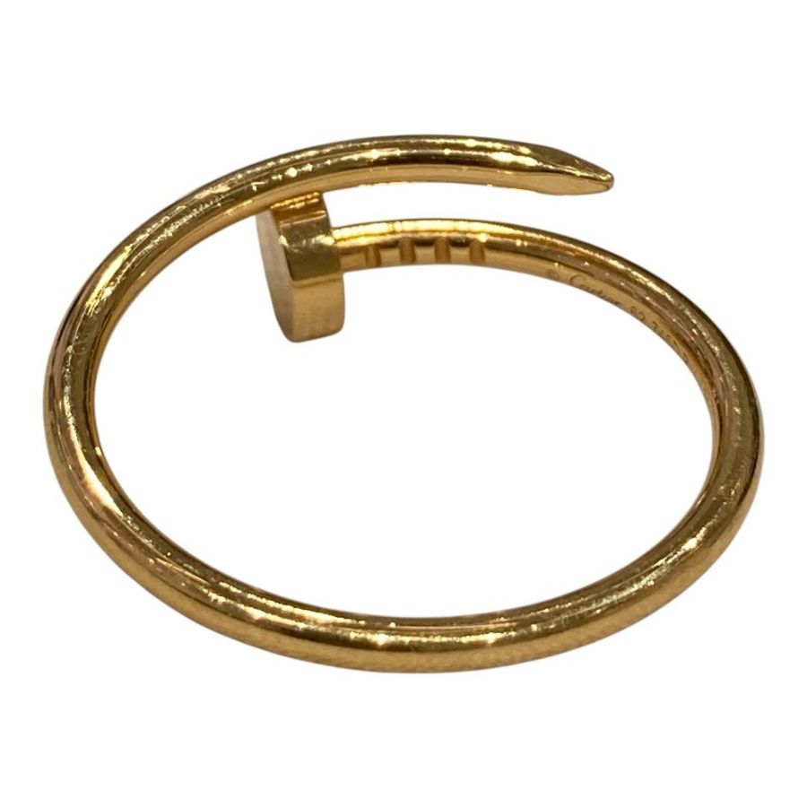 CARTIER 卡地亞 JUSTE UN CLOU 釘子戒指 #62 黃金 金色-7