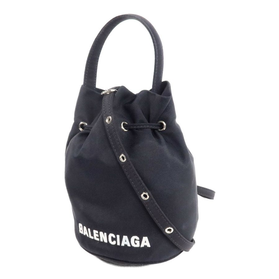 BALENCIAGA 尼龍Wheel Drawstring XS手挽肩背兩用袋-2