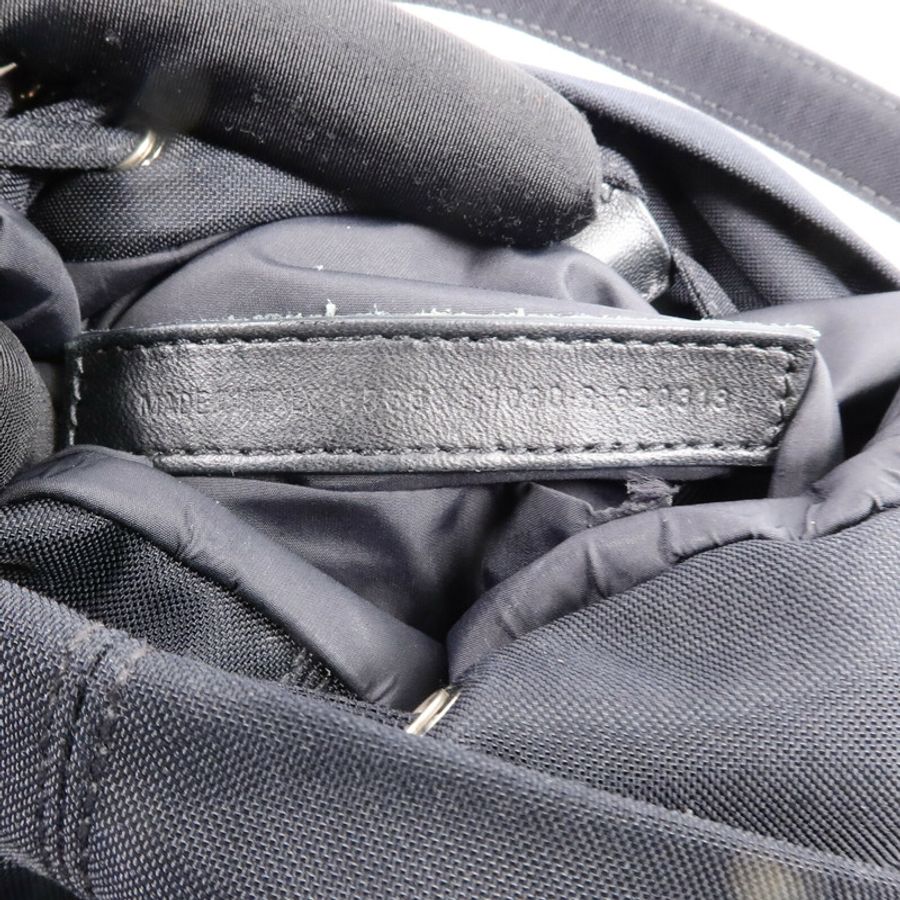 BALENCIAGA 尼龍Wheel Drawstring XS手挽肩背兩用袋-9