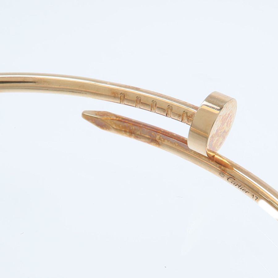 CARTIER 18K玫瑰金Juste Un Clou Bracelet手鐲-6