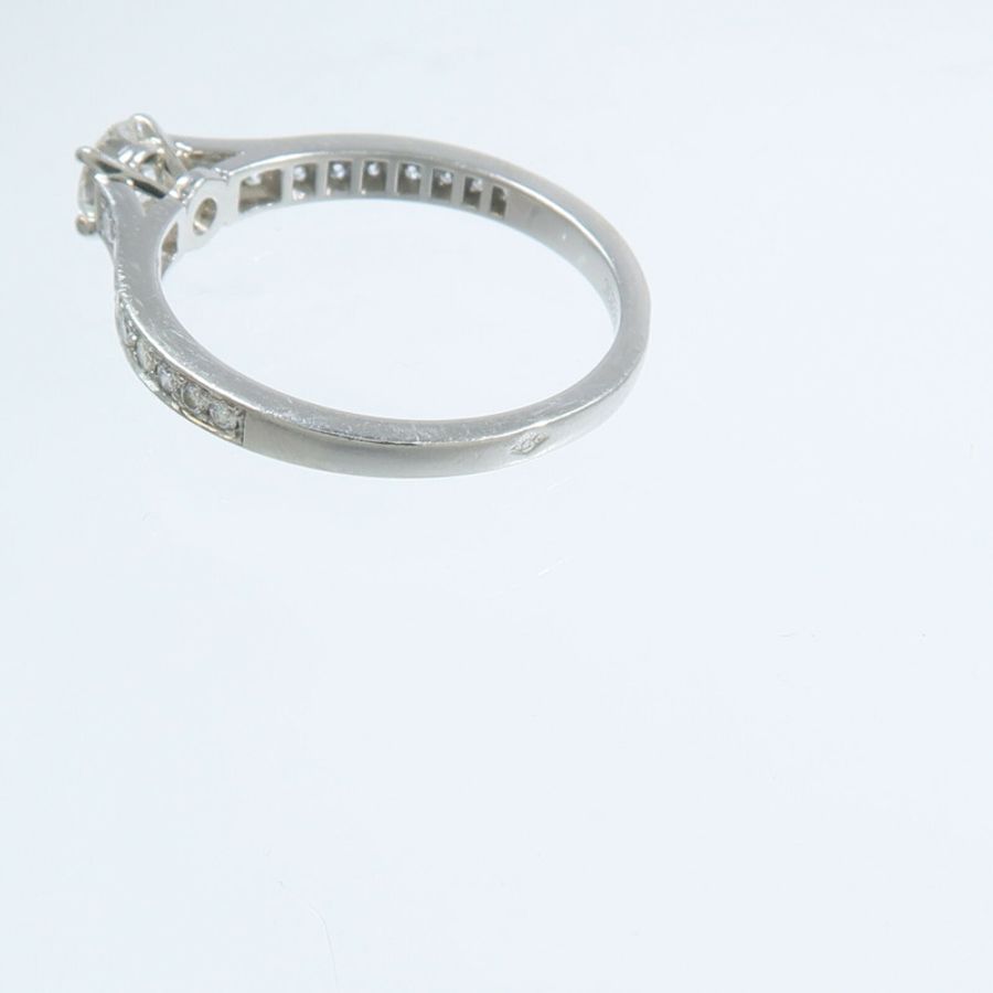 CARTIER PT950鉑金Solitaire 1895鑽石戒指-5