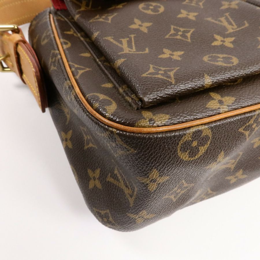 LOUIS VUITTON Monogram Viva Cite GM肩背袋-10
