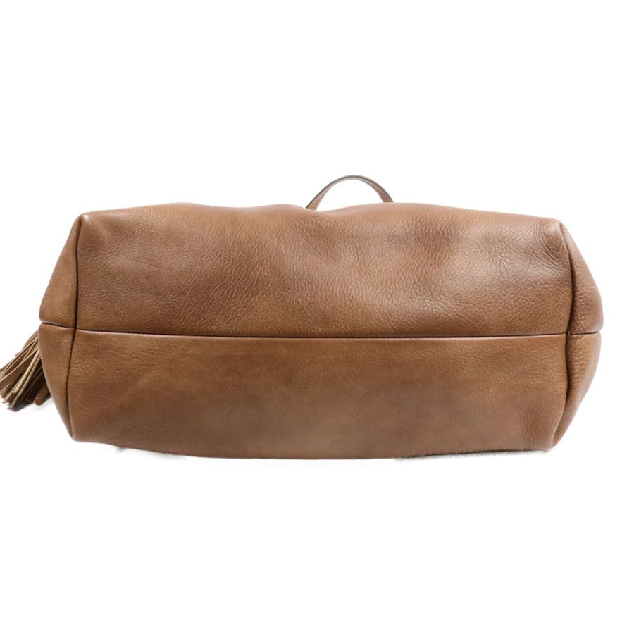 GUCCI 牛皮皮革Bamboo Tote Bag手挽袋-3
