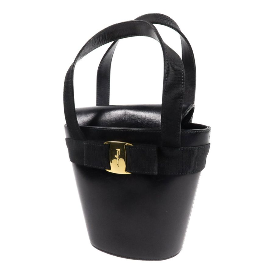 Salvatore Ferragamo 牛皮皮革Vara Ribbon手挽袋-2