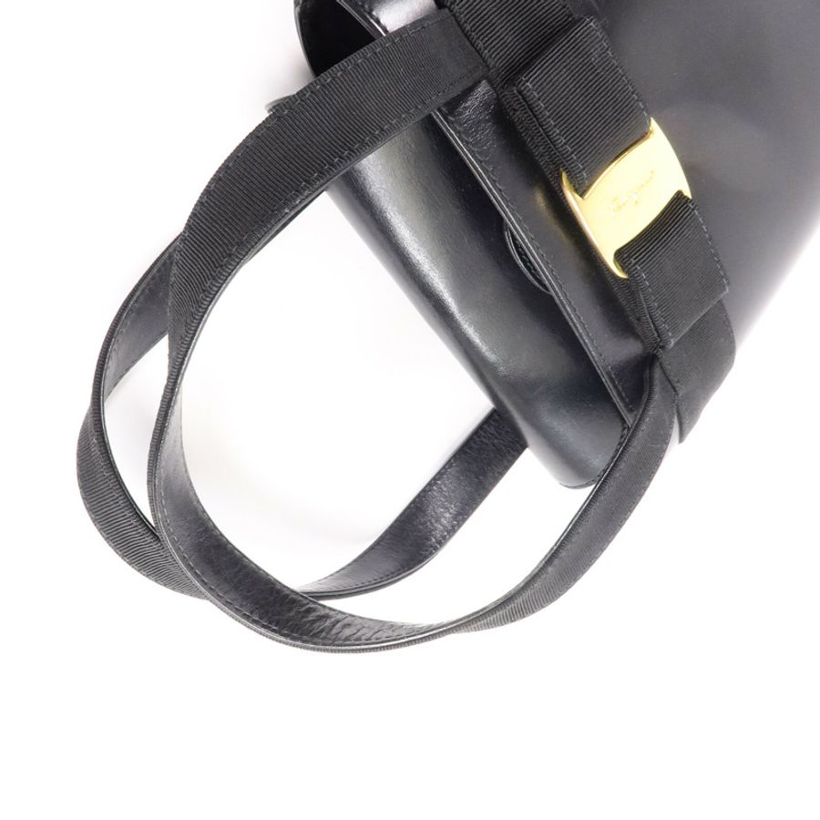Salvatore Ferragamo 牛皮皮革Vara Ribbon手挽袋-6