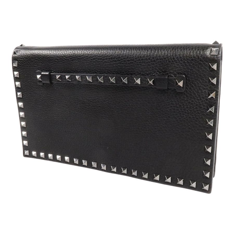 Valentino 牛皮皮革Rockstud Clutch手拿包-2