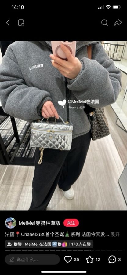 Chanel香奈儿 26x LP饭盒包-5