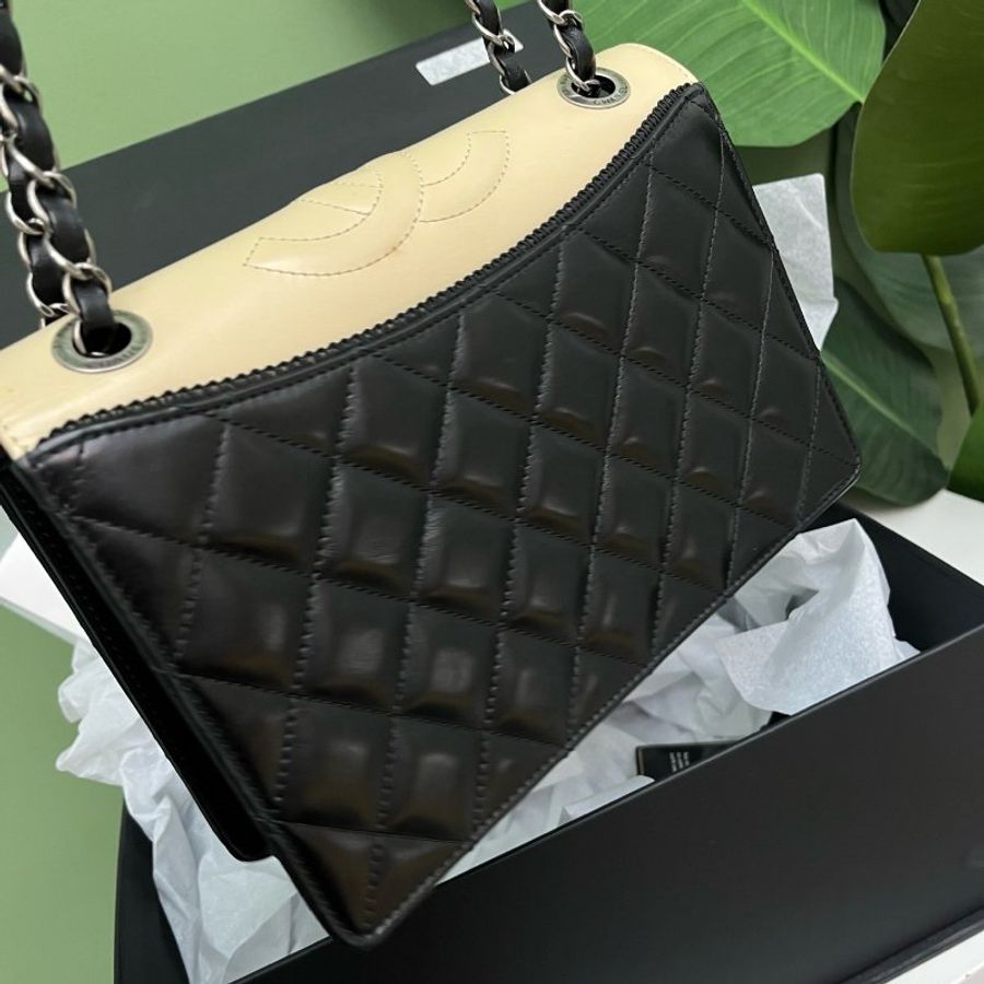 香奈兒/Chanel 拼色中古芭蕾鏈條包-1